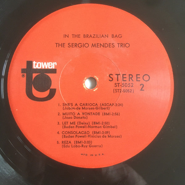 The Sergio Mendes Trio* : In The Brazilian Bag (LP, Album, RE, Scr)