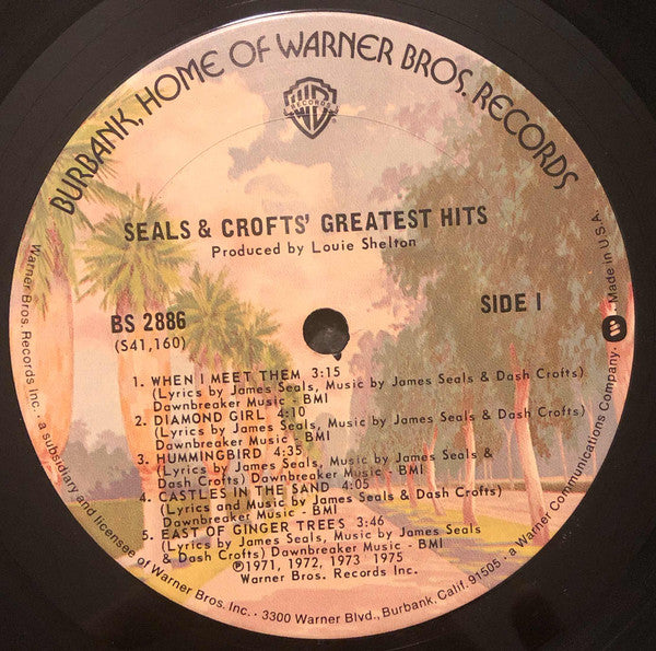Seals & Crofts : Greatest Hits (LP, Comp, San)