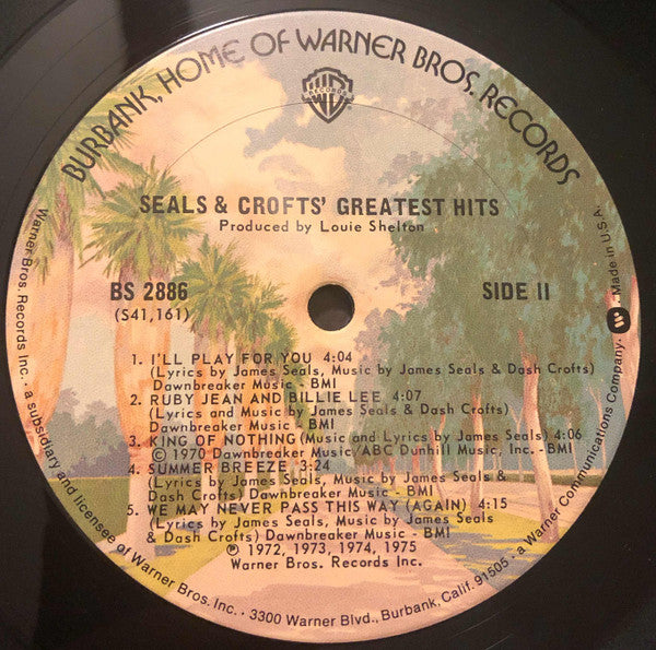Seals & Crofts : Greatest Hits (LP, Comp, San)