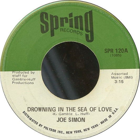 Joe Simon : Drowning In The Sea Of Love (7")