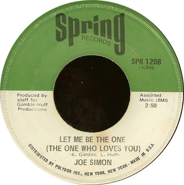 Joe Simon : Drowning In The Sea Of Love (7")
