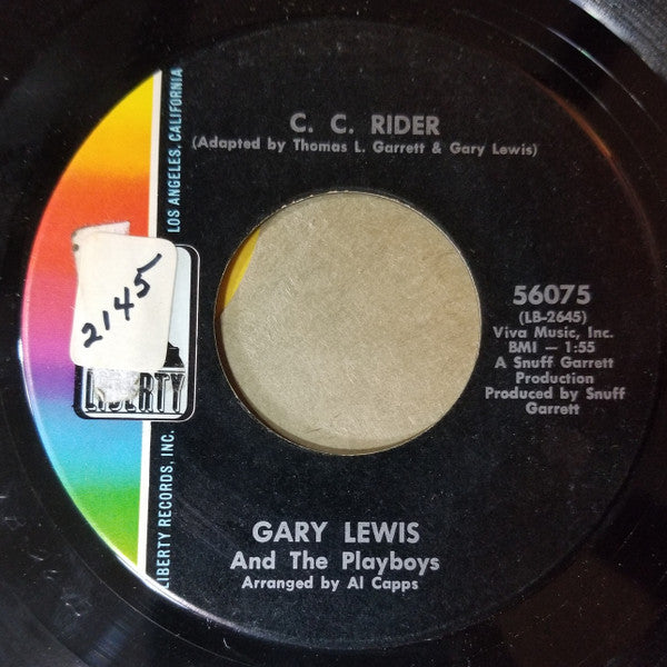 Gary Lewis And The Playboys* : Main Street (7")