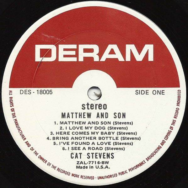 Cat Stevens : Matthew & Son / New Masters (2xLP, Comp, RE, BW )