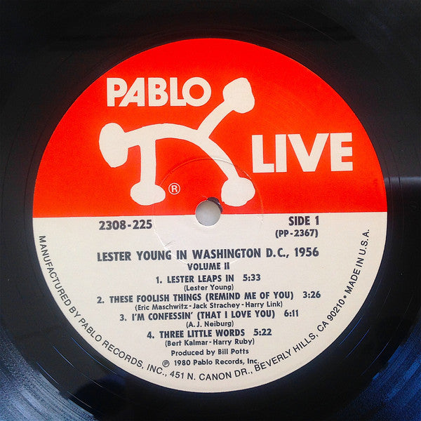 Lester Young : "Prez" Vol. II (LP, Album)