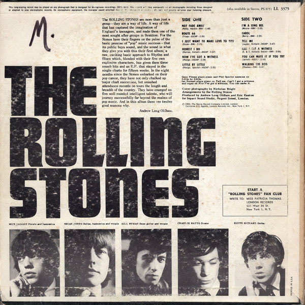 The Rolling Stones : England's Newest Hit Makers (LP, Album, Mono, UK )