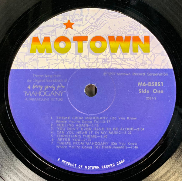 Michael Masser, Diana Ross : Mahogany (LP, Album, Hol)