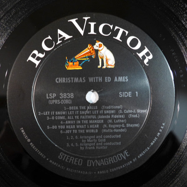 Ed Ames : Christmas With Ed Ames (LP, Album, Ind)