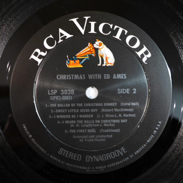 Ed Ames : Christmas With Ed Ames (LP, Album, Ind)