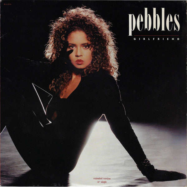 Pebbles : Girlfriend (Extended Version) (12", Single, Pin)