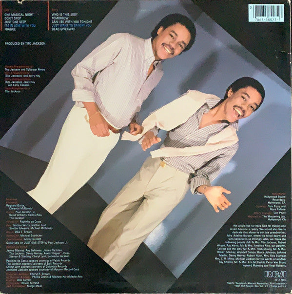 Steven & Sterling : One Magic Night (LP, Album, Ind)