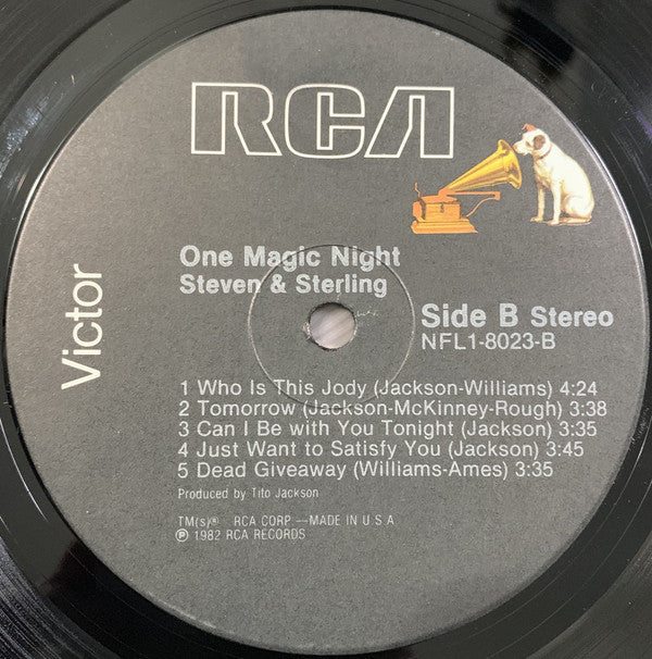 Steven & Sterling : One Magic Night (LP, Album, Ind)