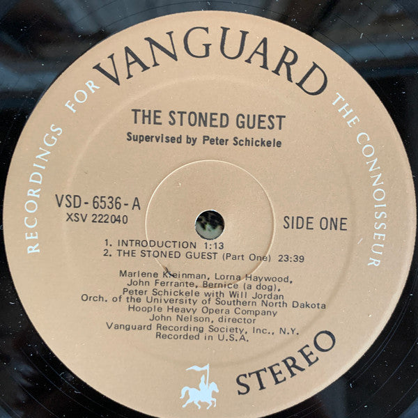 P.D.Q. Bach : The Stoned Guest (LP, Album, Club, Pre)