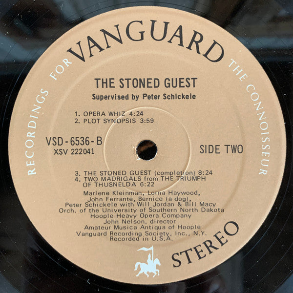 P.D.Q. Bach : The Stoned Guest (LP, Album, Club, Pre)