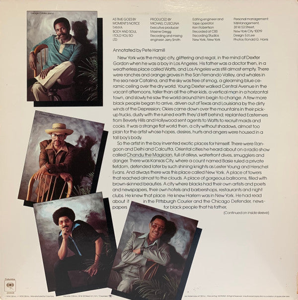 Dexter Gordon Quartet : Manhattan Symphonie (LP, Album, Ter)