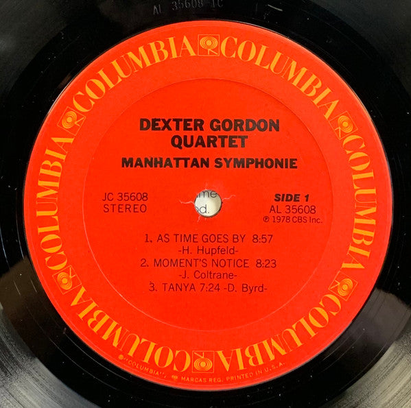 Dexter Gordon Quartet : Manhattan Symphonie (LP, Album, Ter)