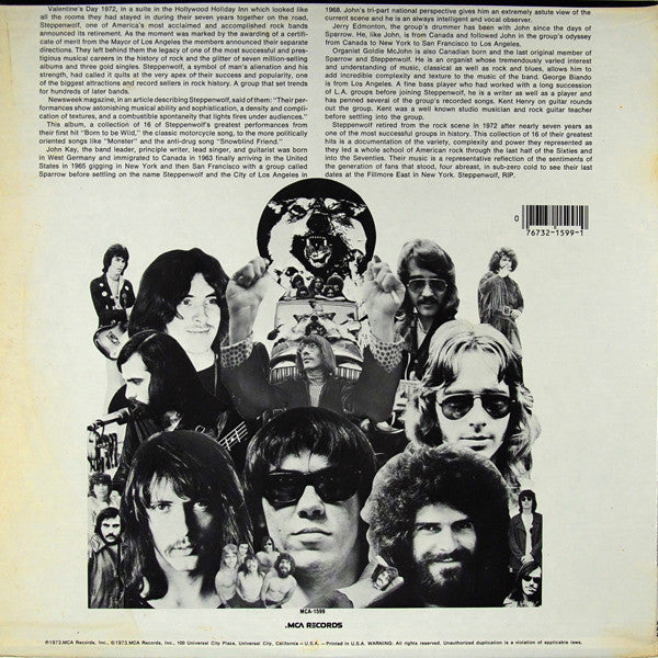 Steppenwolf : 16 Greatest Hits (LP, Comp)