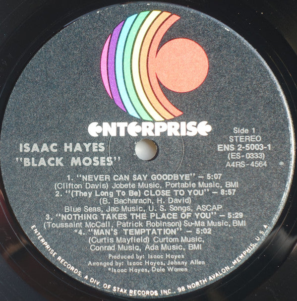 Isaac Hayes : Black Moses (2xLP, Album, Roc)