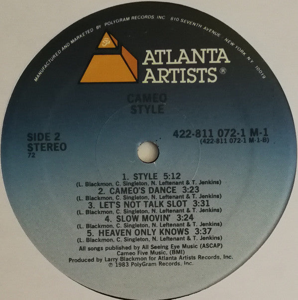 Cameo : Style (LP, Album, 72 )