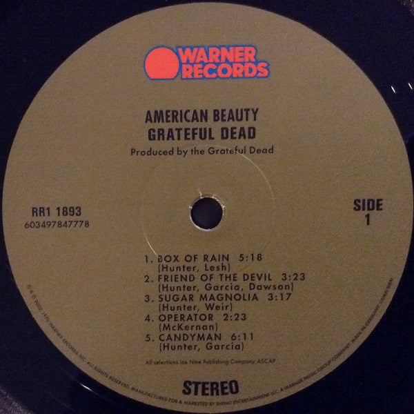 Grateful Dead* : American Beauty (LP, Album, RE, 50t)