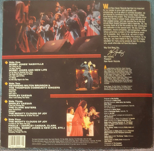 Various : Black Gospel Explosion (LP, Album)