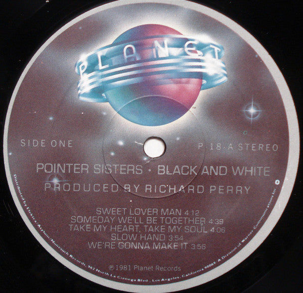 Pointer Sisters : Black & White (LP, Album, Spe)