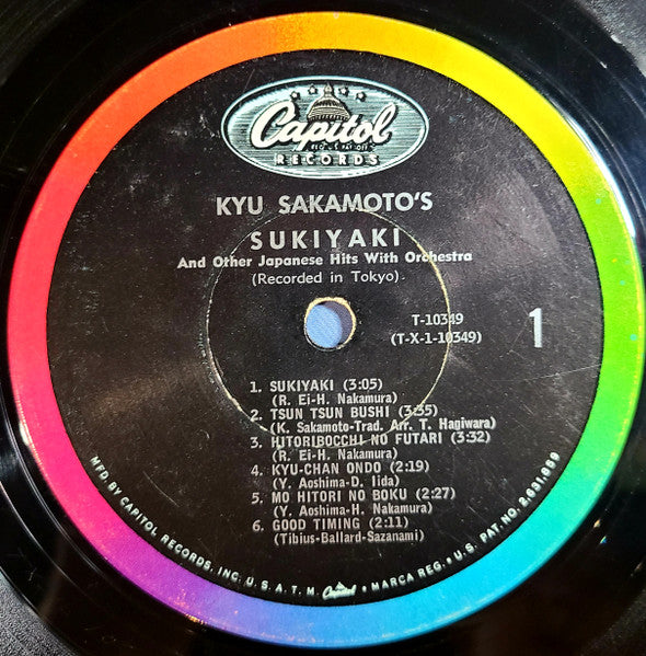 Kyu Sakamoto : Sukiyaki And Other Japanese Hits (LP, Comp, Mono, Los)