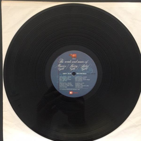 Bee Gees : The Words And Music Of Maurice Gibb / Barry Gibb / Robin Gibb (LP, Comp, Promo)