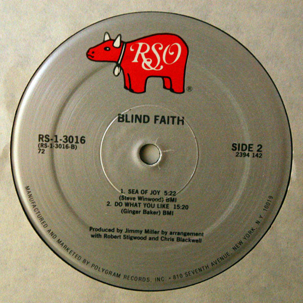 Blind Faith (2) : Blind Faith (LP, Album, RE, Sil)