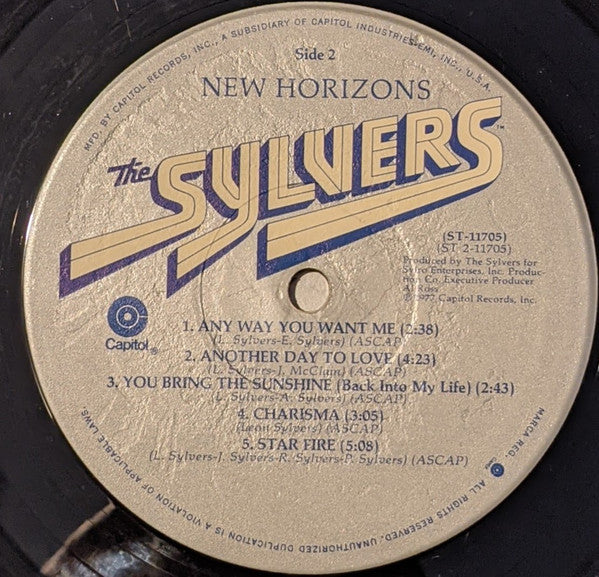The Sylvers : New Horizons (LP, Album, Jac)