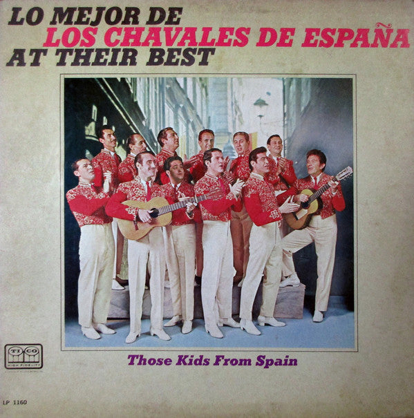 Los Chavales De España : Lo Mejor De Los Chavales De Espana At Their Best (LP, Comp, Mono)