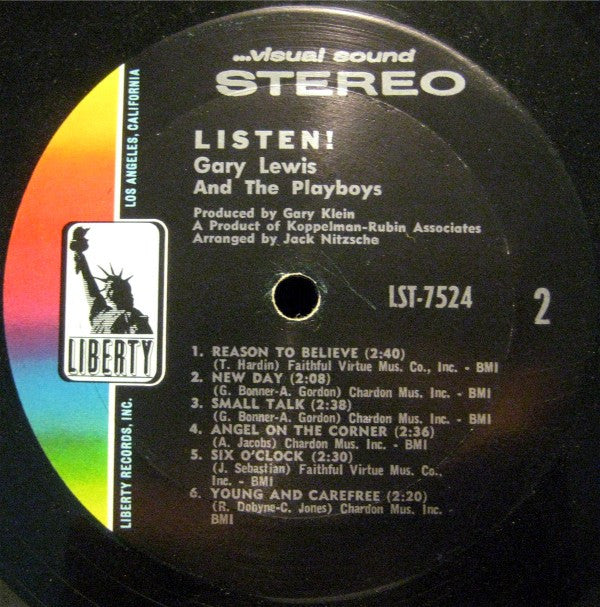 Gary Lewis : Listen! (LP, Album)