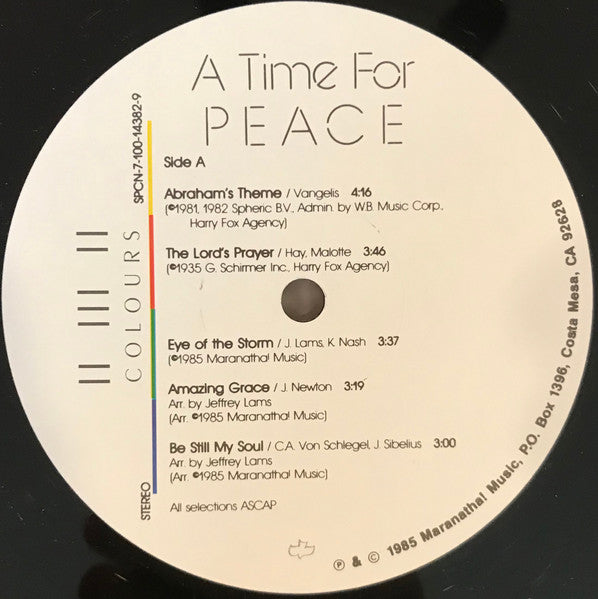 Buy Ivory Sessions : A Time For Peace (LP, Album) Online for a great ...