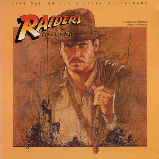John Williams (4) : Raiders Of The Lost Ark (Original Motion Picture Soundtrack) (LP, Album, Pit)