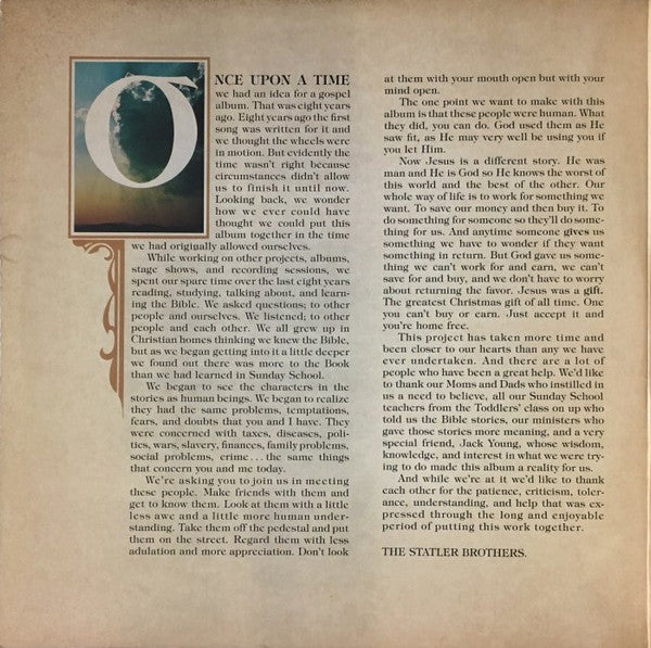 The Statler Brothers : Holy Bible: The Old And New Testaments (2xLP, Comp)