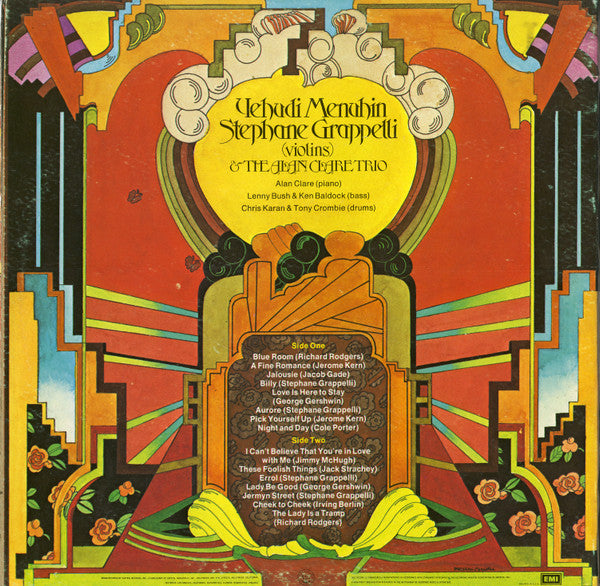 Yehudi Menuhin, Stephane Grappelli* & The Alan Clare Trio* : Jalousie (LP, Album, Win)