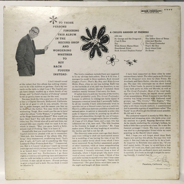 Freberg* : A Child's Garden Of Freberg (LP, Comp, Tur)