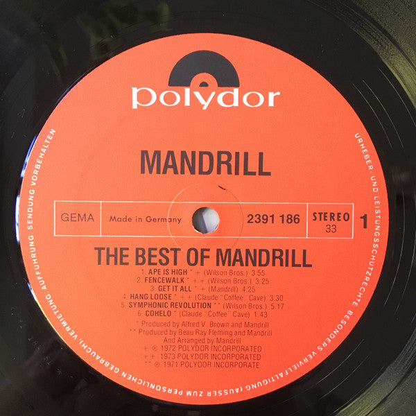 Mandrill : The Best Of (LP, Comp, Lam)