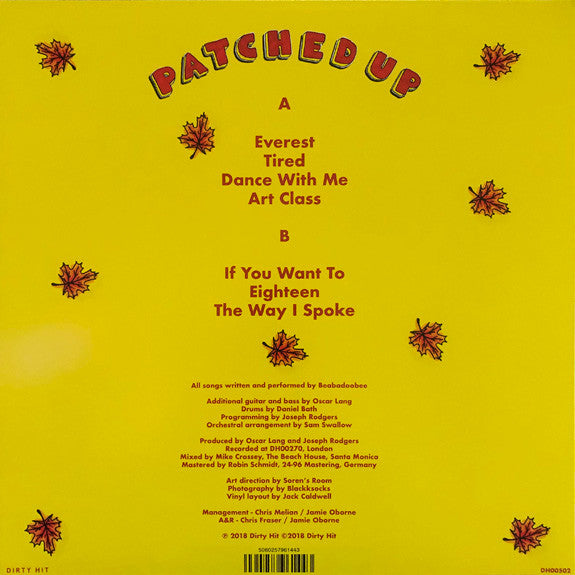 Beabadoobee : Patched Up (12", EP, Ora)
