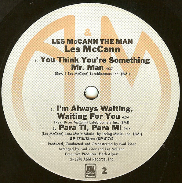 Les McCann : The Man (LP, Album, Ter)