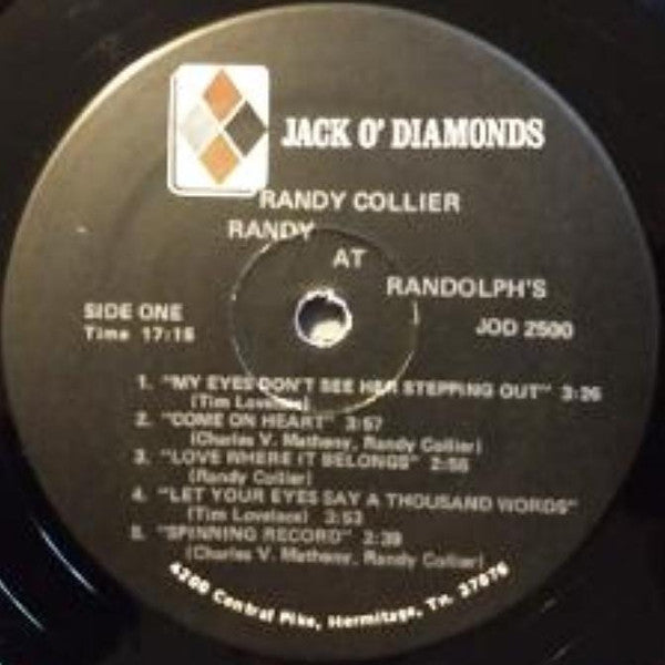 Randy Collier (2) : Randy At Randolphs (LP)