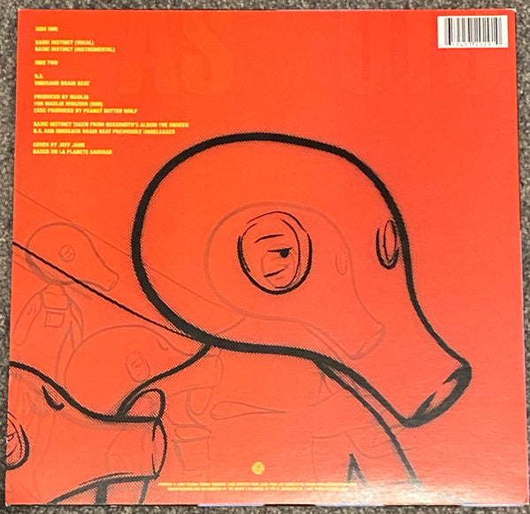 Quasimoto : Basic Instinct (12", Single, RE)