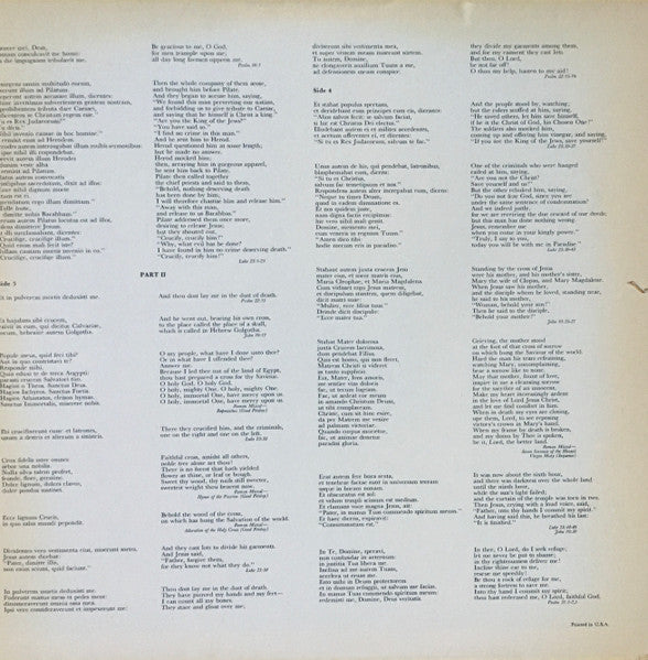Penderecki*, Stefania Woytowicz, Andrzej Hiolski, Bernard Ladysz*, Rudolf Jürgen Bartsch, Tölzer Boychoir*, Cologne Radio Chorus*, Cologne Radio Symphony Orchestra*, Henryk Czyz* : Passion According To St. Luke (2xLP, Album)