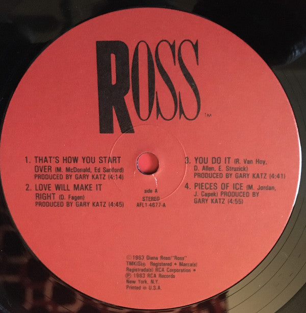 Diana Ross : Ross (LP, Album)