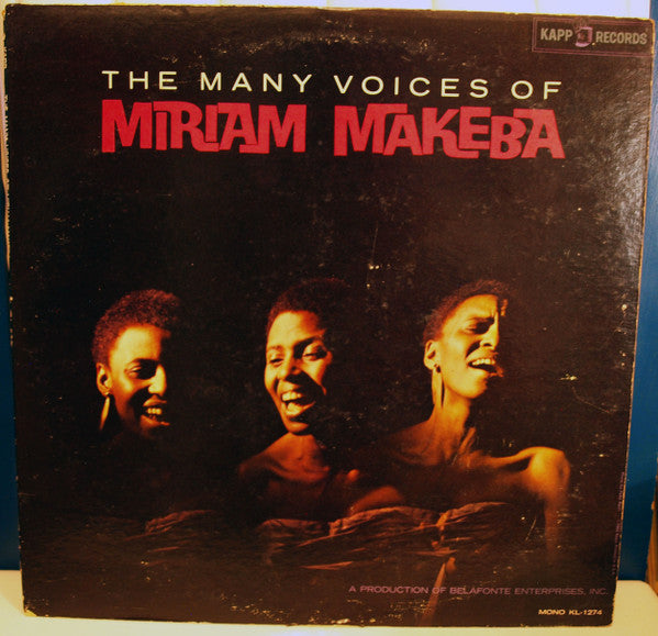 Miriam Makeba : The Many Voices Of Miriam Makeba (LP, Album, Mono, ARC)