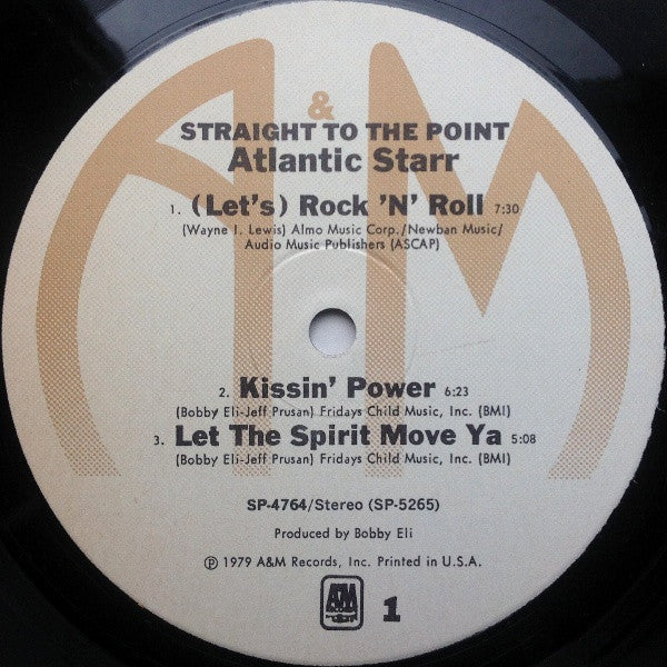 Atlantic Starr : Straight To The Point (LP, Album)