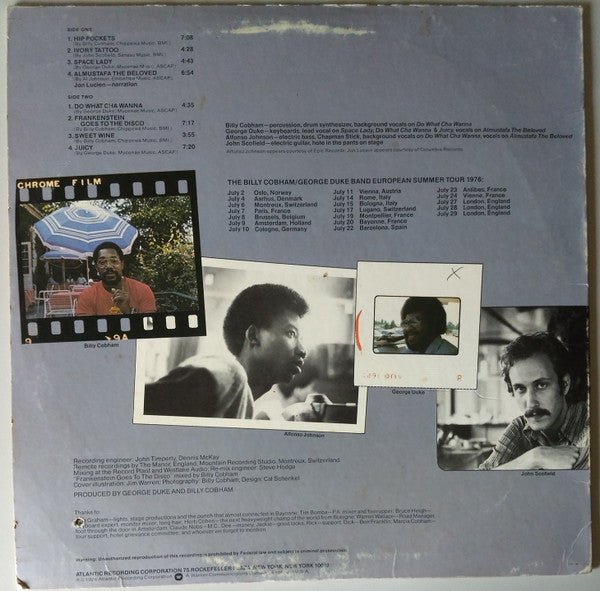 The Billy Cobham / George Duke Band : "Live"-On Tour In Europe (LP, Album, RI )