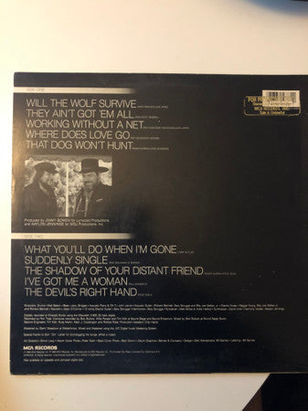 Waylon Jennings : Will The Wolf Survive (LP, Album)