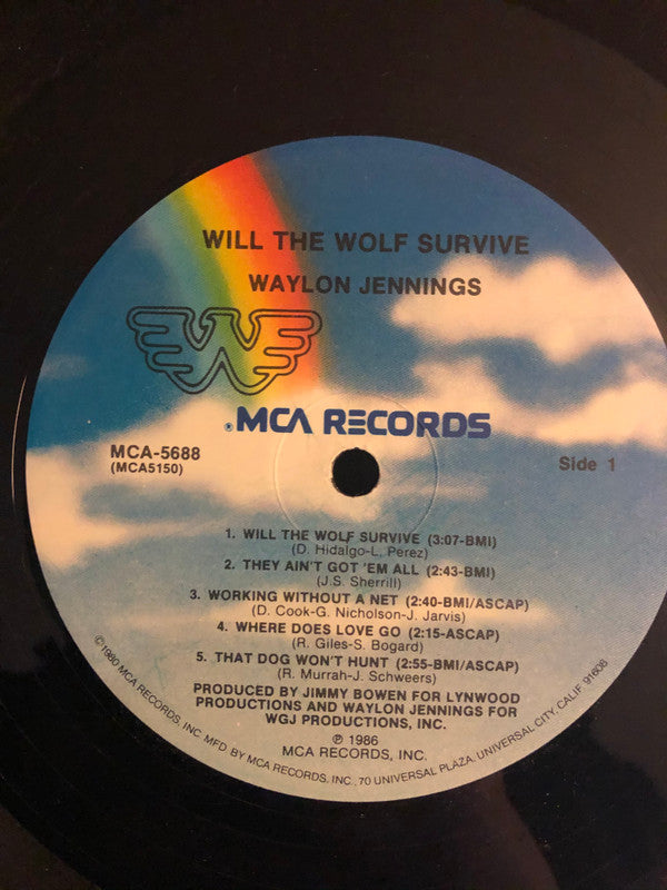 Waylon Jennings : Will The Wolf Survive (LP, Album)