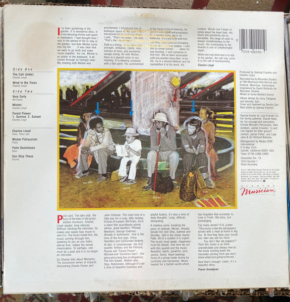 Charles Lloyd Quartet* : Montreux 82 (LP, Album, Promo, Spe)