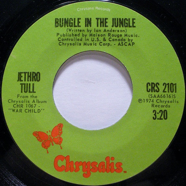 Jethro Tull : Bungle In The Jungle (7", Single, Ter)